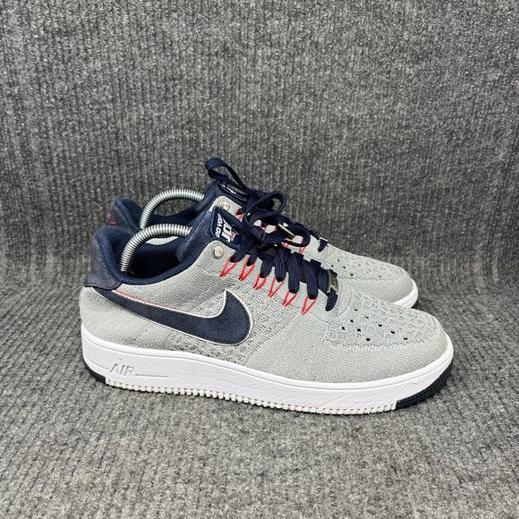 Nike Air Force 1 Low Ultra Flyknit RKK New England Patriots AH8425-001 Men’s 9.5 - Picture 1 of 9